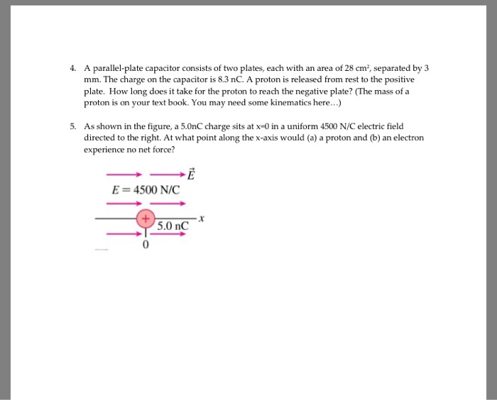 Solved 1 of 2 HOMEWORK 1- ELECTRIC FIELD Due Friday | Chegg.com