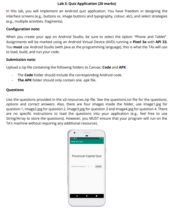 QUIZda Bandeiras - PROJETO DE APLICATIVO ANDROID - QUIZ Desenvolver um  aplicativo em android que - Studocu
