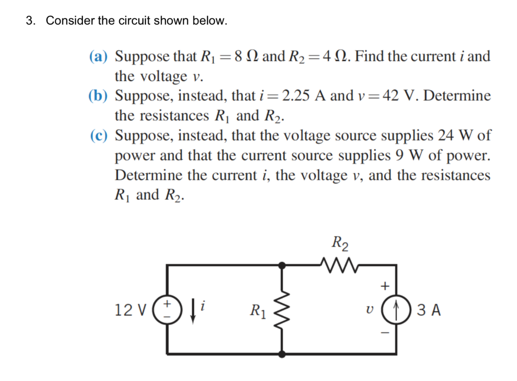 Solved 3. Consider The Circuit Shown Below. (a) Suppose That | Chegg.com