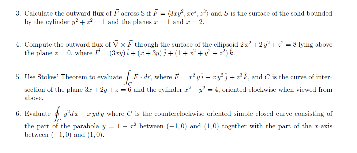 3 Calculate The Outward Flux Of E Across Sif E Chegg Com
