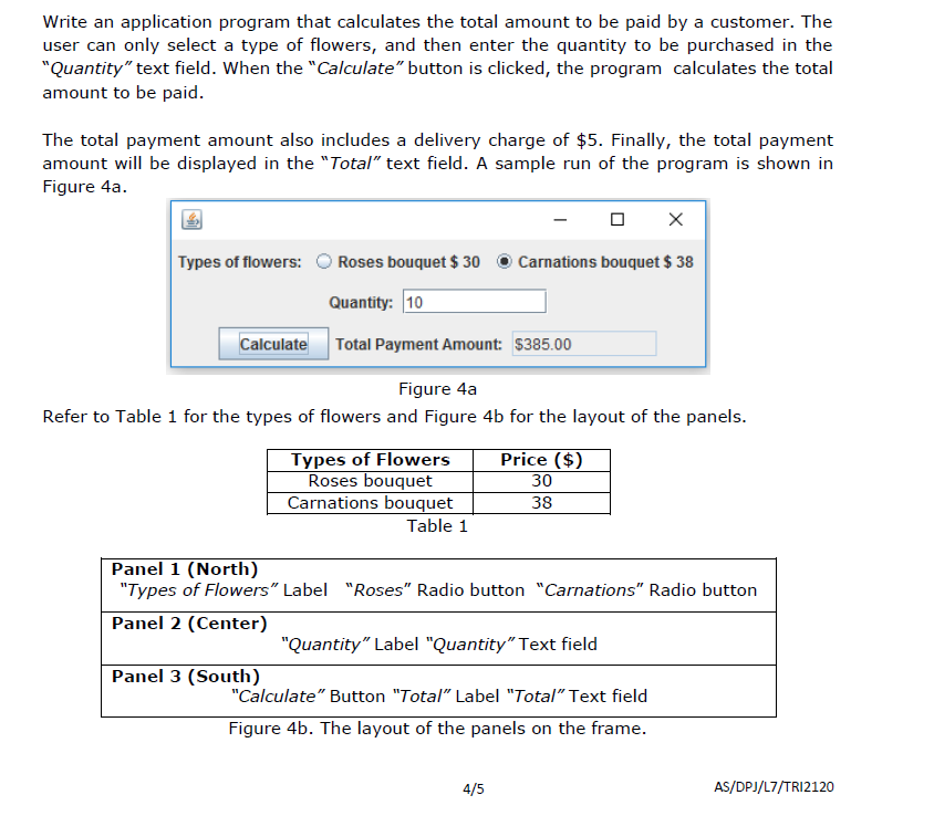 Solved Write an application program that calculates the | Chegg.com