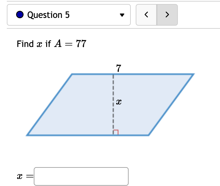 Solved Find X If A=77 