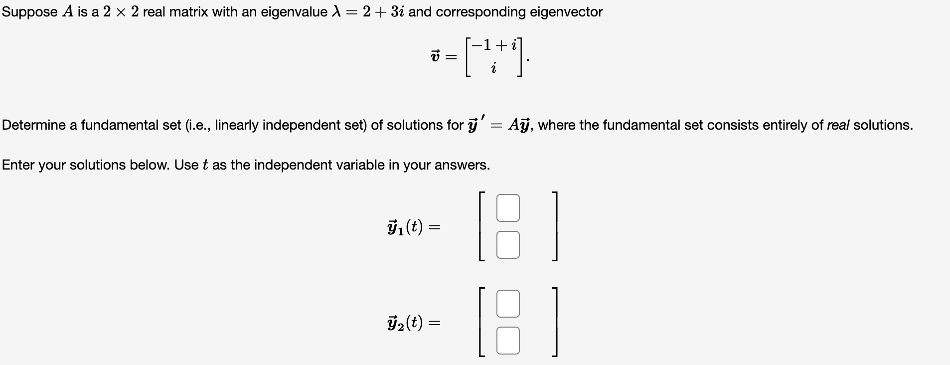 Solved If the given solutions | Chegg.com