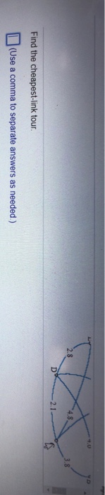 For the weighted graph shown to the right, find the | Chegg.com