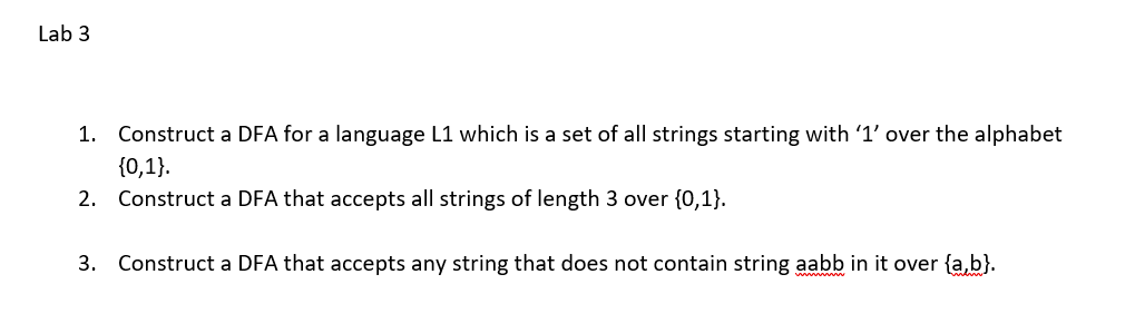 Solved Where DFA means Deterministic finite | Chegg.com