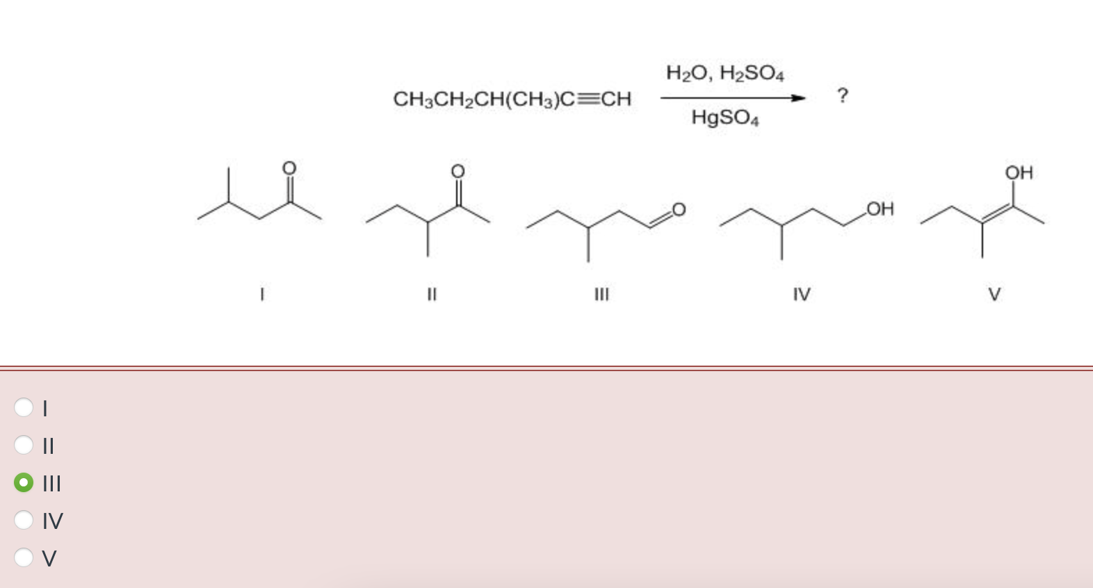 Solved Identify The Expected Major Organic Products For The 6211