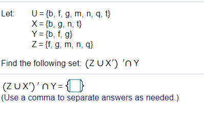 Solved Let U B F G M N Q T X B G N T Y Chegg Com