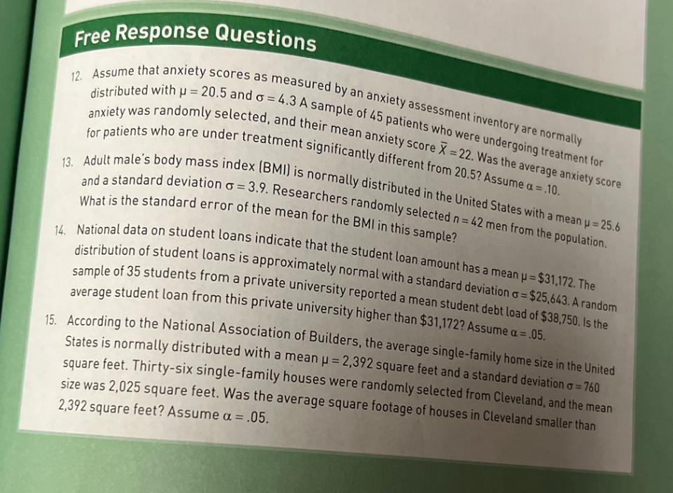 Solved Please help me find the answers to questions 12, 13, | Chegg.com