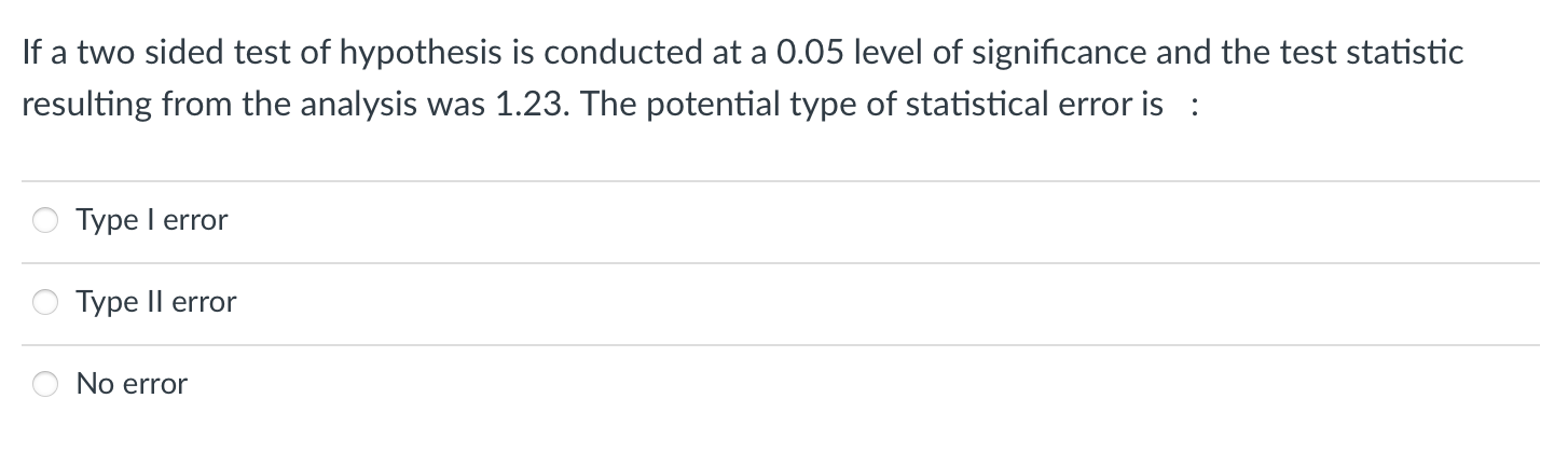 two sided hypothesis test