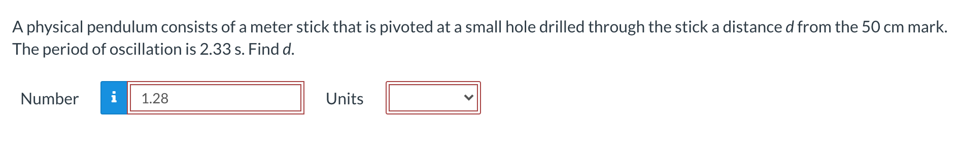 Solved A A Physical Pendulum Consists Of A Meter Stick That Chegg Com   PhpMINNbz