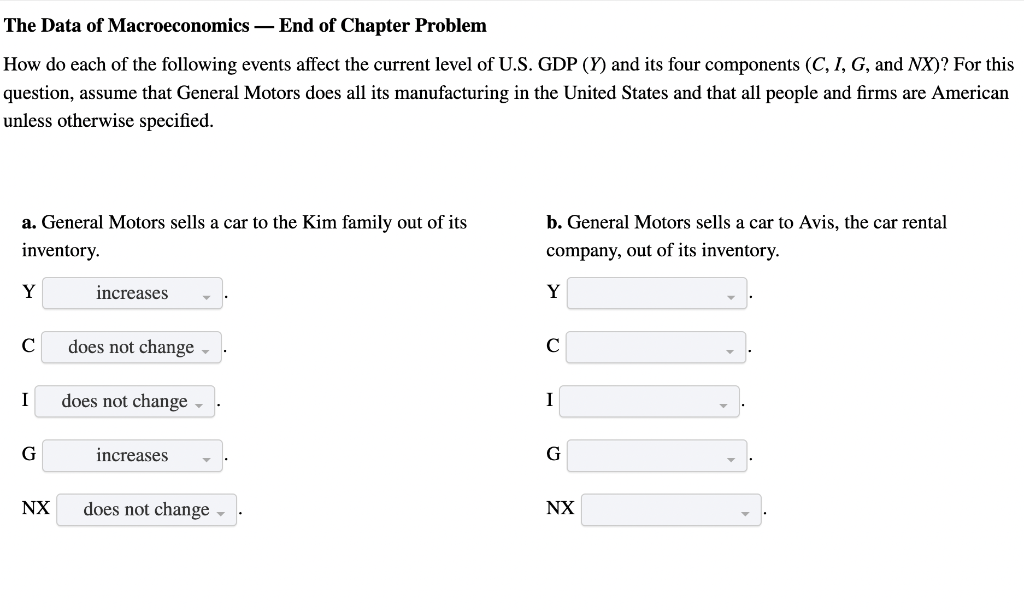 Solved The Data Of Macroeconomics - End Of Chapter Problem | Chegg.com