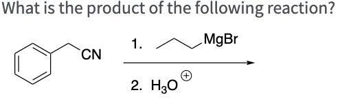 Solved What is the product of the following reaction? MgBr | Chegg.com