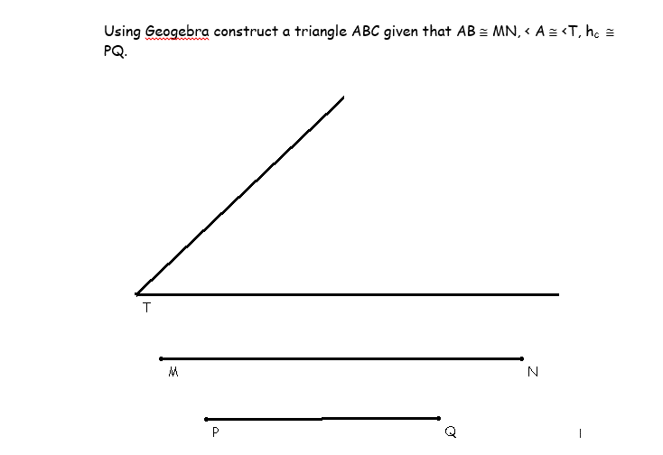 Solved Using Geogebra Construct A Triangle Abc Given That Chegg Solved Using Geogebra Construct A Triangle Abc Given That Chegg