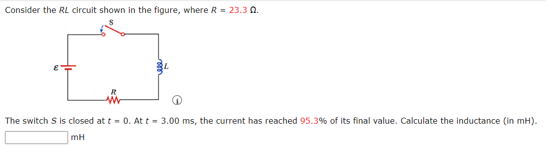 Solved Consider the RL circuit shown in the figure, where R | Chegg.com