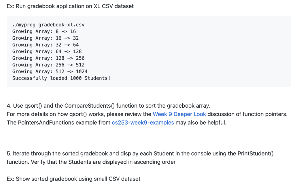 Solved Problem Description Gradebook is an adaptation of a | Chegg.com