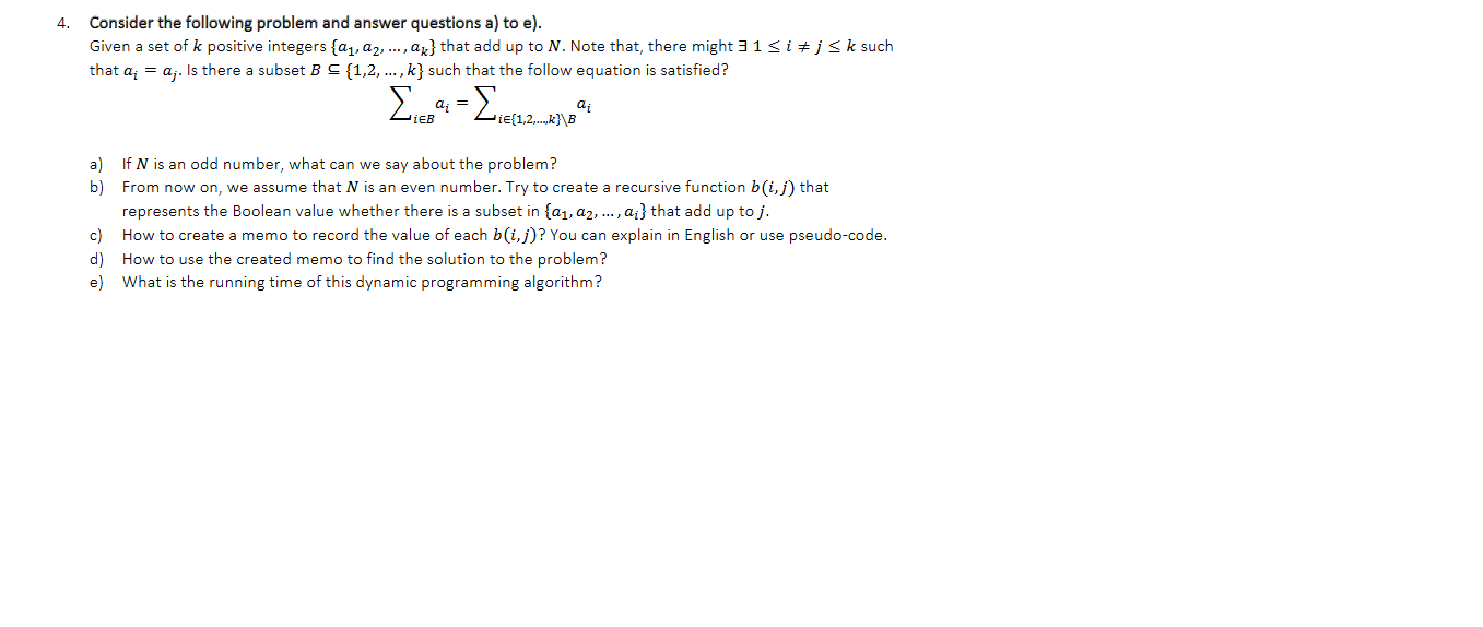 Solved 4. Consider the following problem and answer | Chegg.com