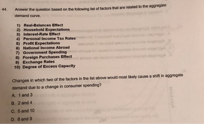 Solved swer the question based on the following list of | Chegg.com