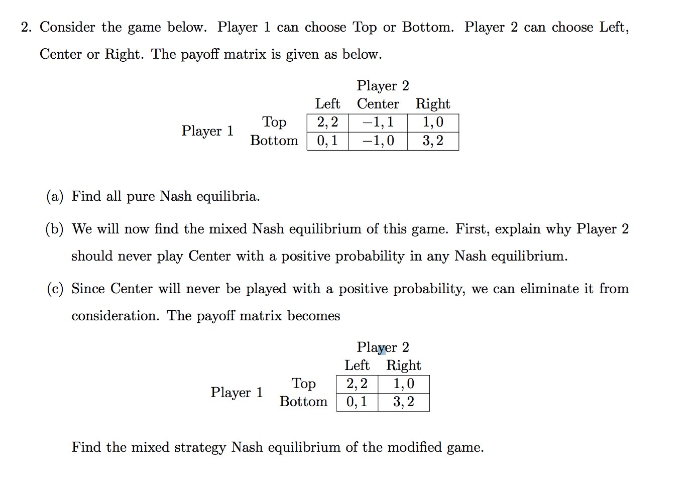 solved-consider-the-game-below-player-1-can-choose-top-or-chegg