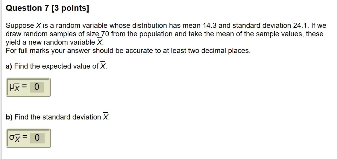 Solved Suppose X Is A Random Variable Whose Distributio 9906