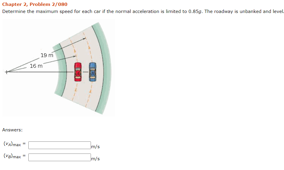 Solved Chapter 2, Problem 2/080 Determine The Maximum Speed | Chegg.com