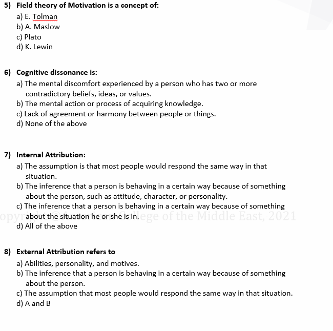 Solved PART 1: Multiple Choice Questions (Total 20 points, | Chegg.com