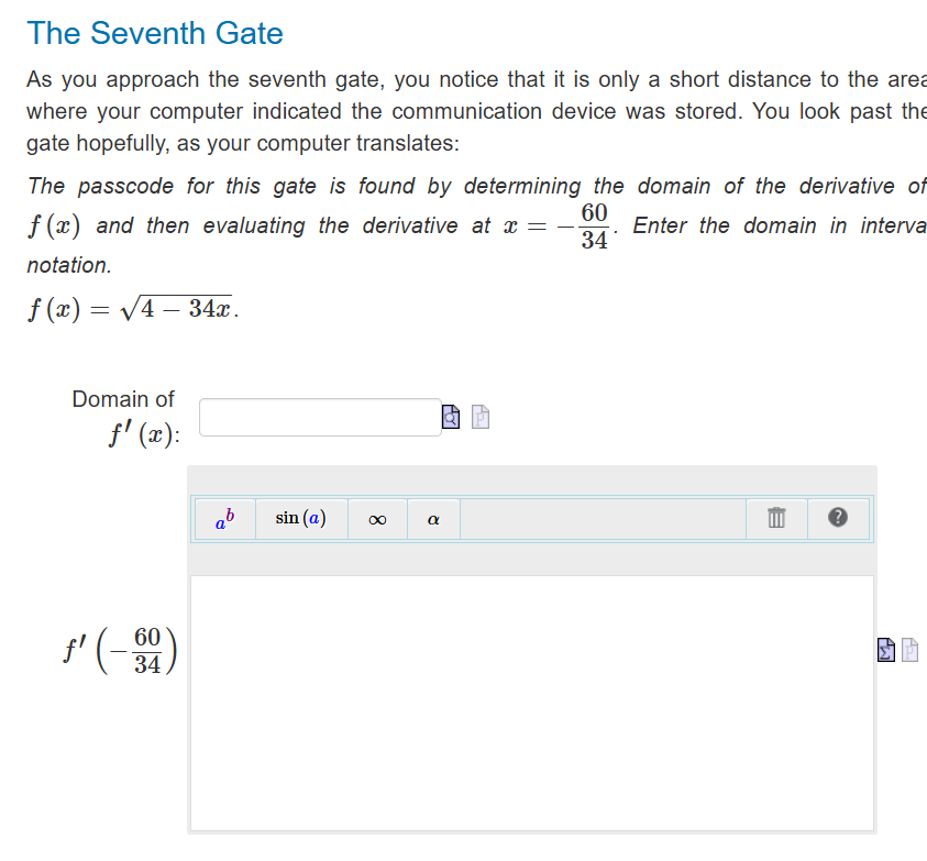 Solved The Seventh GateAs ﻿you approach the seventh gate, | Chegg.com