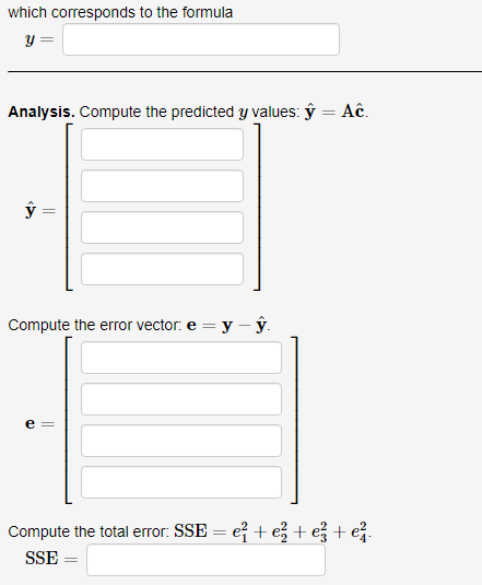 Solved 47 Points By Using The Method Of Least Squares Chegg Com