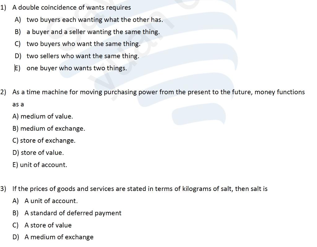 how-money-solve-the-problem-of-double-coincidence-of-wants