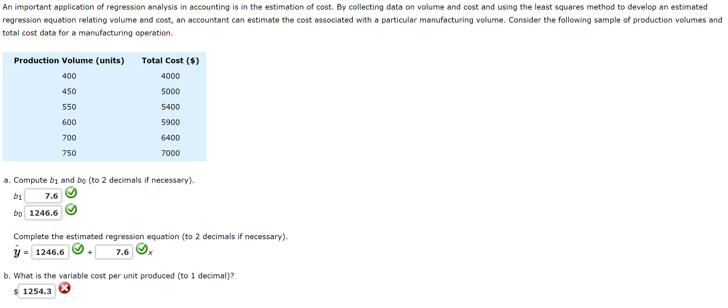 Solved An important application of regression analysis in | Chegg.com
