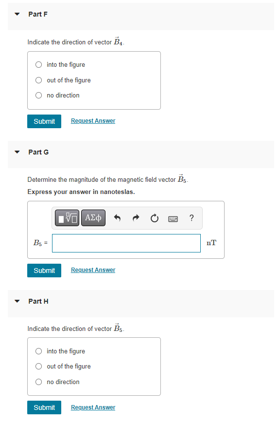 Solved The Magnetic Field Vector B1 At Point 1 Has The | Chegg.com