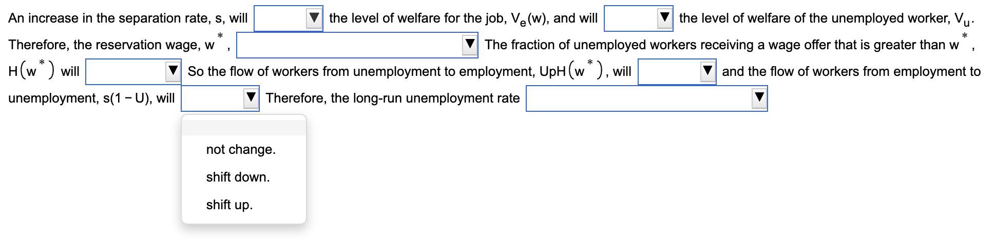 Solved Determine the effects of an increase in the | Chegg.com