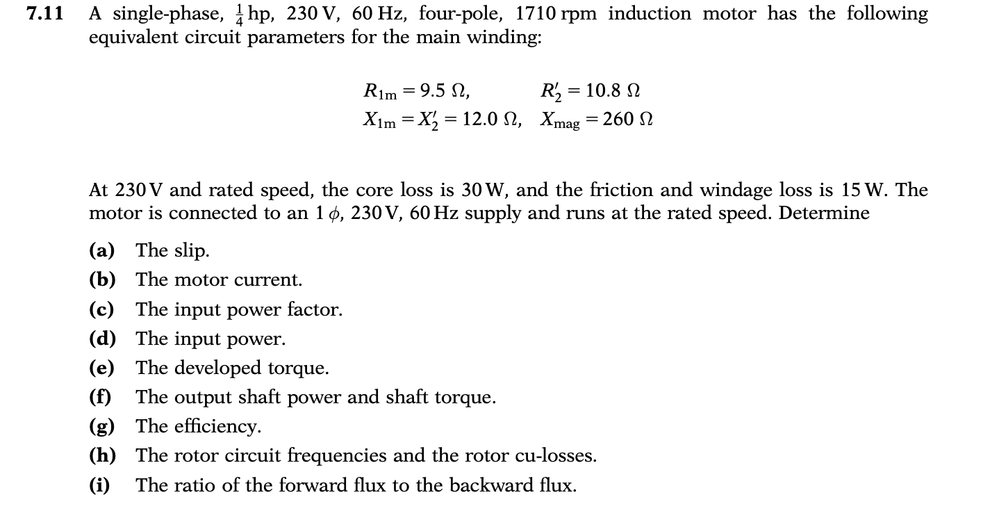 Solved (4 pts) A 10 hp, 230 V DC motor has a nominal