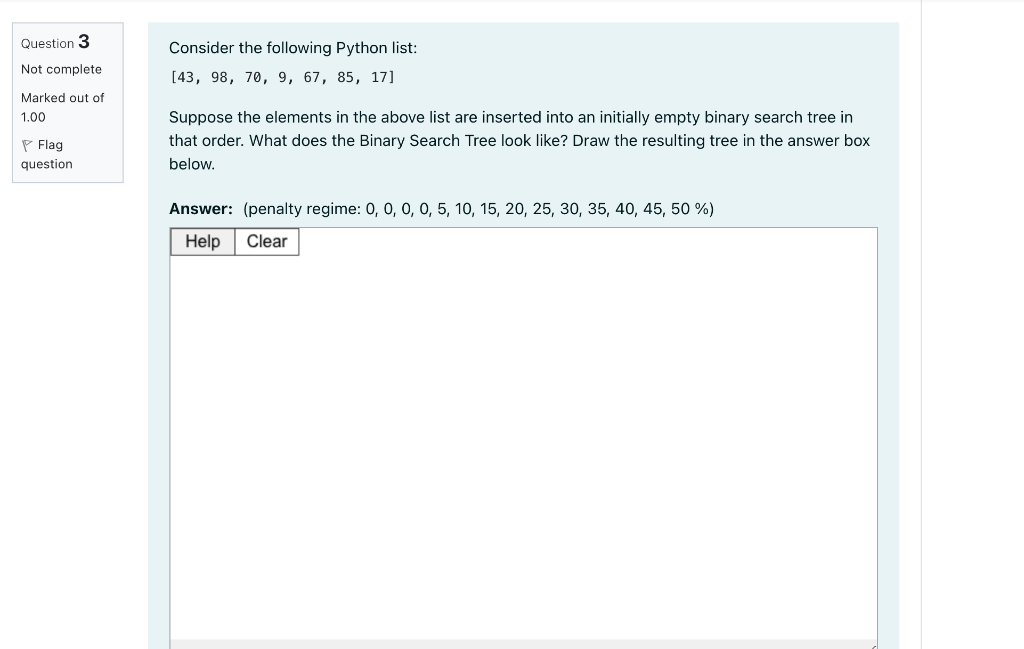 binary tree python questions