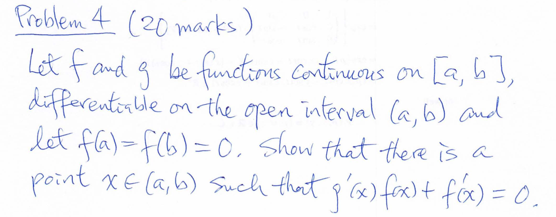 Solved Problem 4 (20 Marks) Let F And A Be Functions | Chegg.com