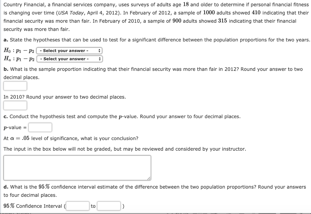 Solved Country Financial, a financial services company, uses