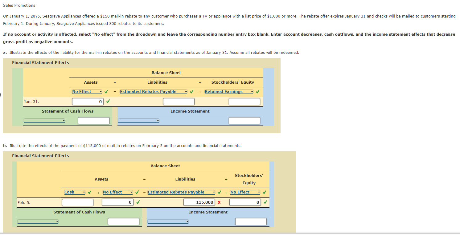 Solved February 1. During January, Seagrave Appliances | Chegg.com