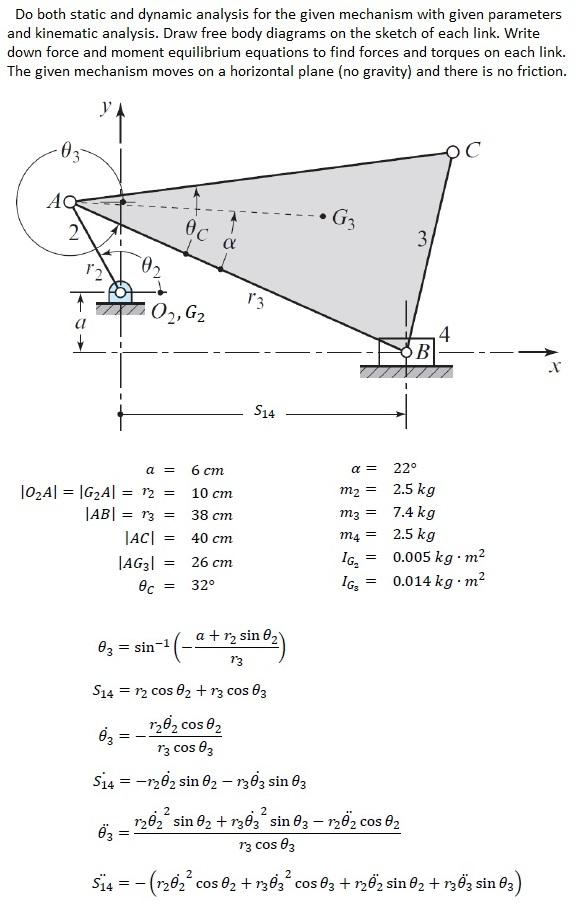 Solved Do Both Static And Dynamic Analysis For The Given | Chegg.com