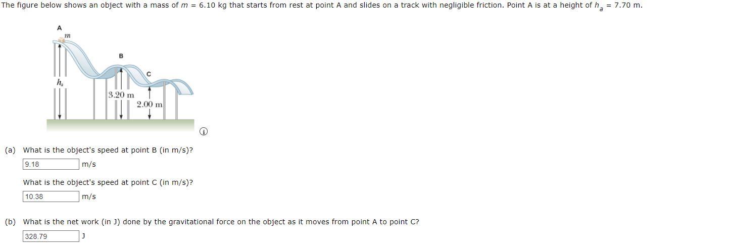 Solved The figure below shows an object with a mass of m = | Chegg.com 