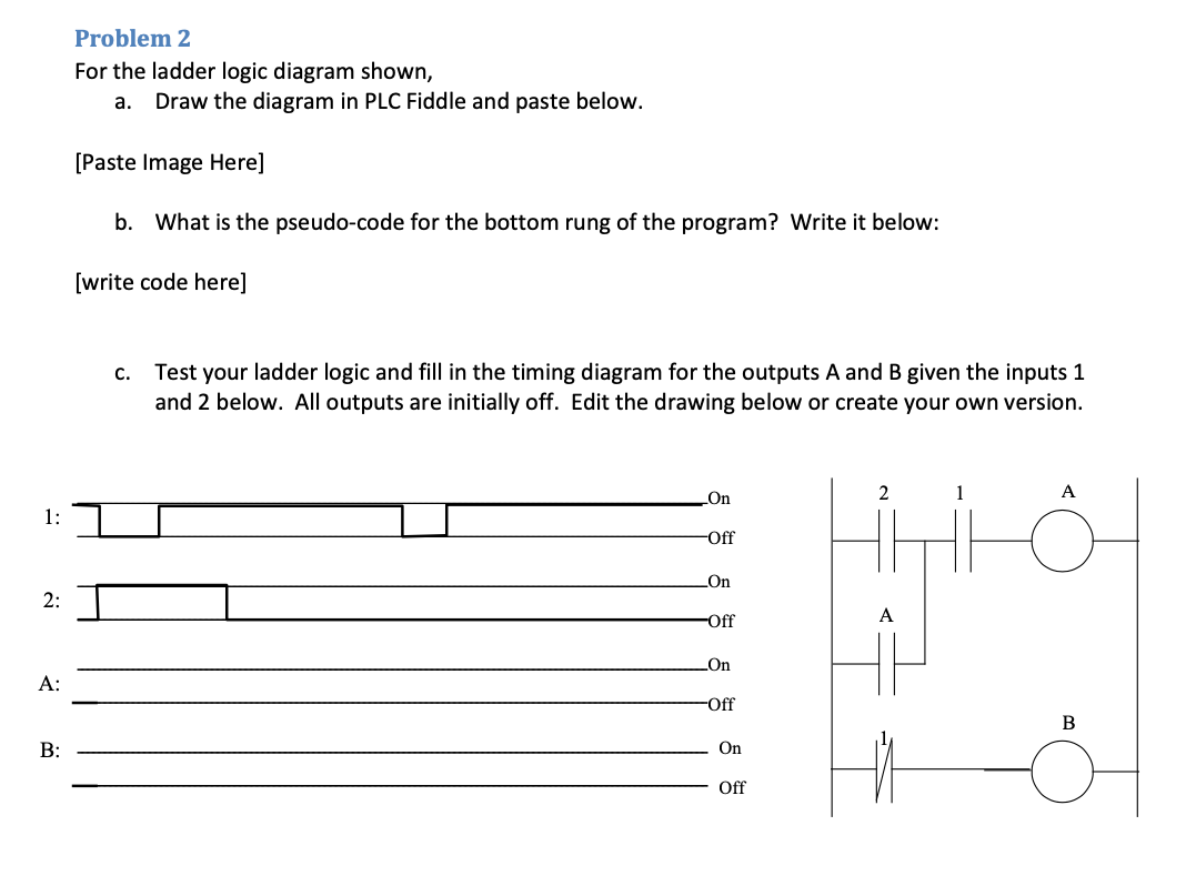 Solved Go to PLC Fiddle and create the AND, OR and Latch