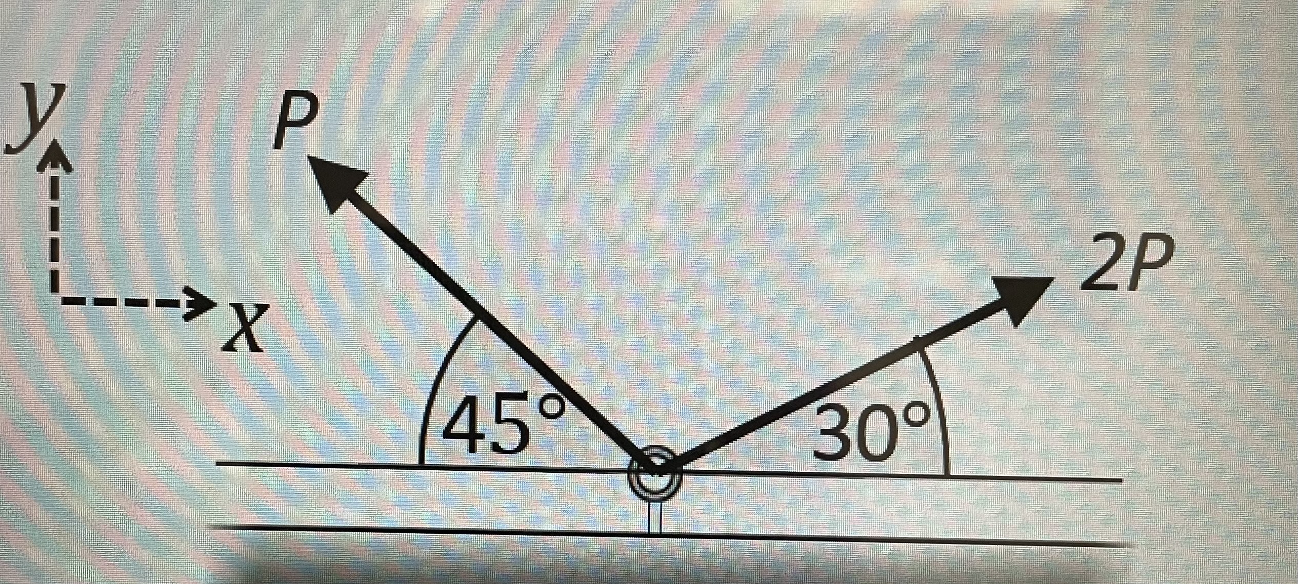 Solved A log standing on a slope, and supported by a cable. | Chegg.com