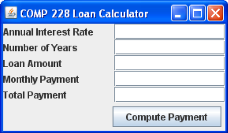 java financial calculators