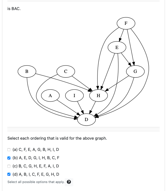 Solved Question 6: Task ordering Part 1 It's almost the | Chegg.com