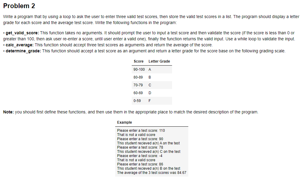 Solved Problem 2 Write a program that by using a loop to ask | Chegg.com