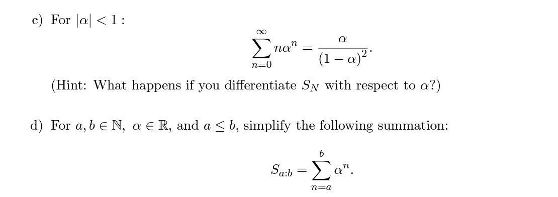 Solved c) For ∣α∣