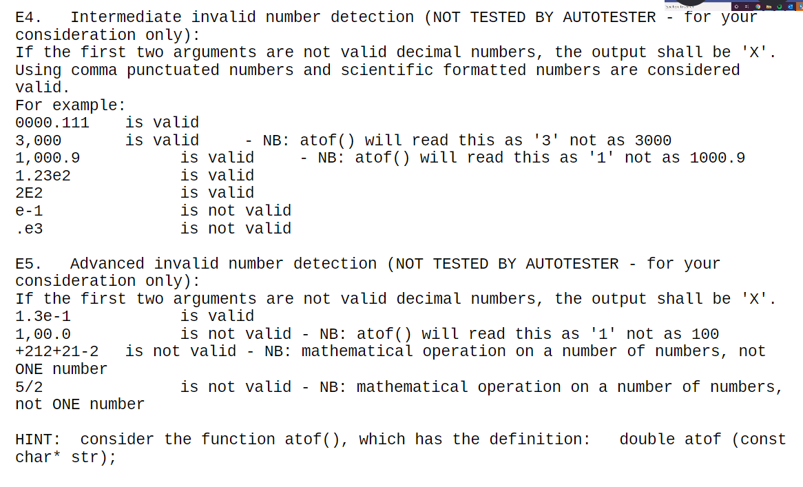 Solved The case of the output is important. All outputs | Chegg.com
