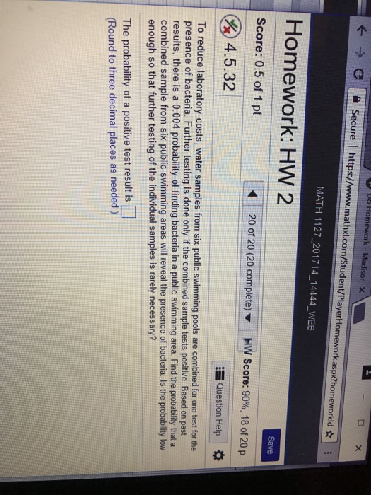 Solved To reduce laboratory costs, water samples from six