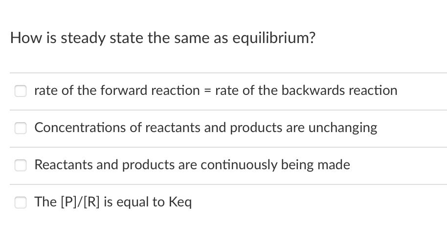 Characterize how the steady state equilibrium depends