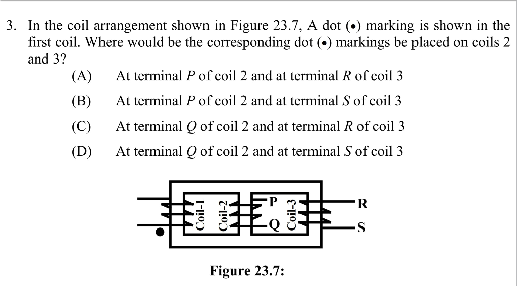 Solved 3. In the coil arrangement shown in Figure 23.7, A | Chegg.com