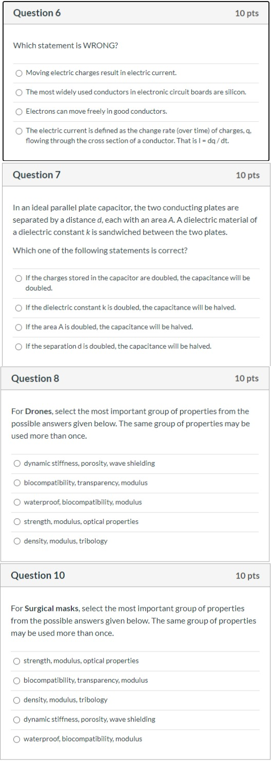 Solved 7-A Is Not The Correct Option. 8-A Is Not The Correct | Chegg.com