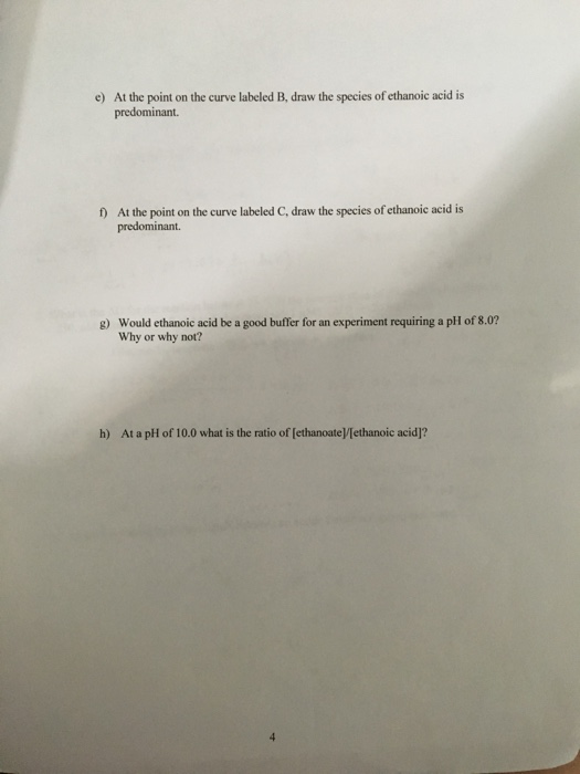 Solved 8. Given The Titration Curve Shown Below, Answer The | Chegg.com